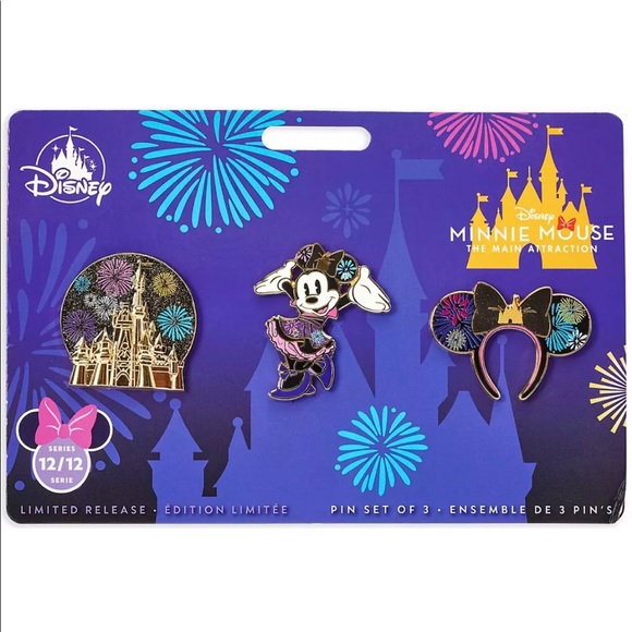Minnie Mouse The Main Attraction Pin Set Nighttime - Picture 2 of 4